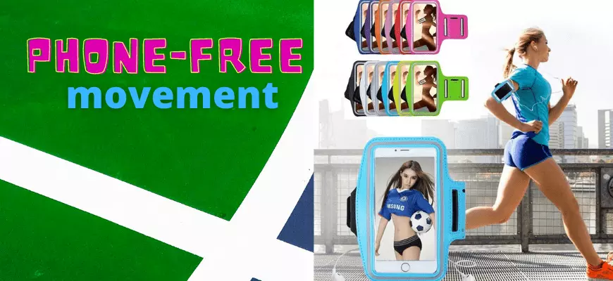 Phone free movement, mobile smart devices outdoors